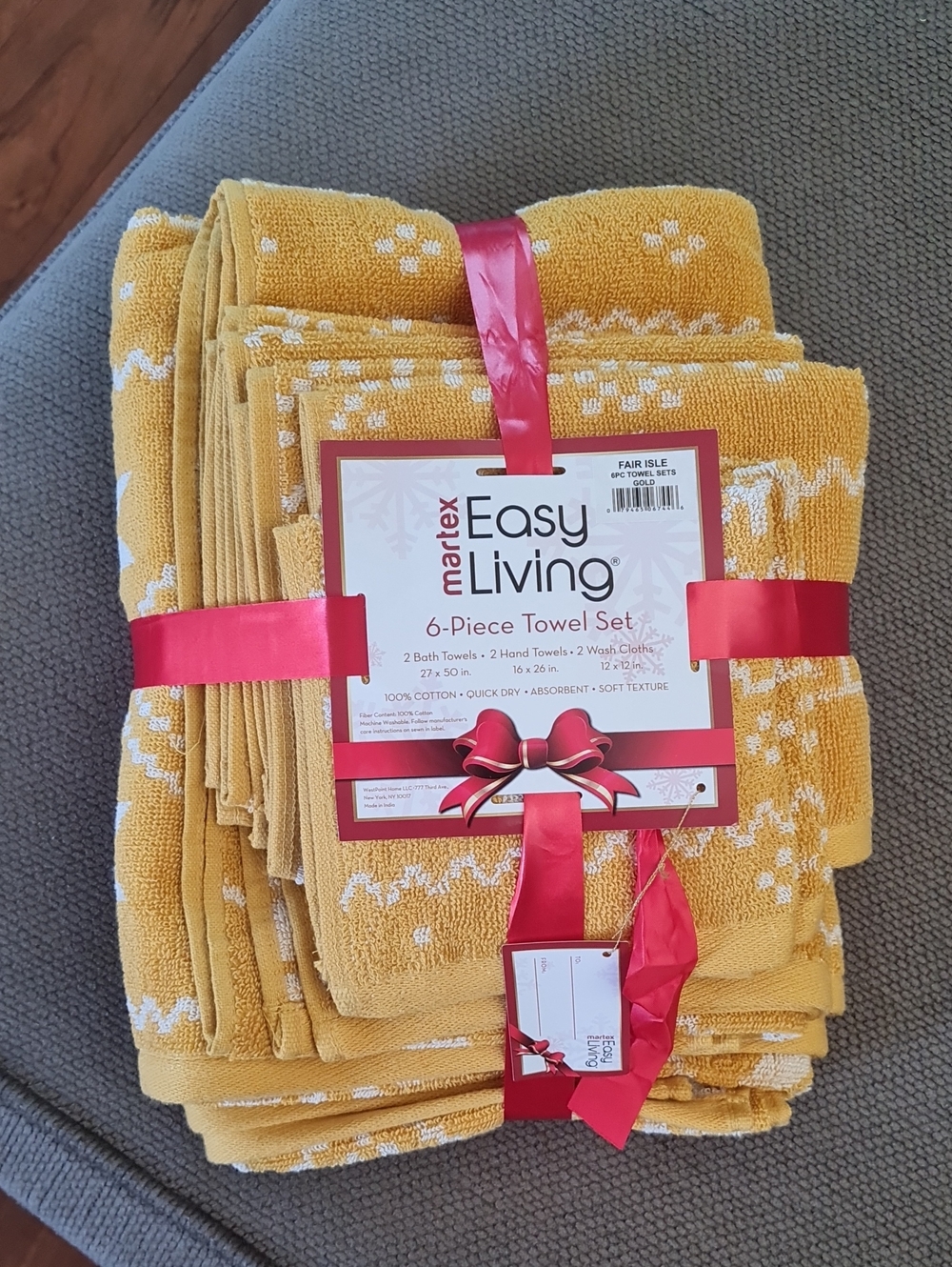 Martex Easy Living 6-Piece Towel Set